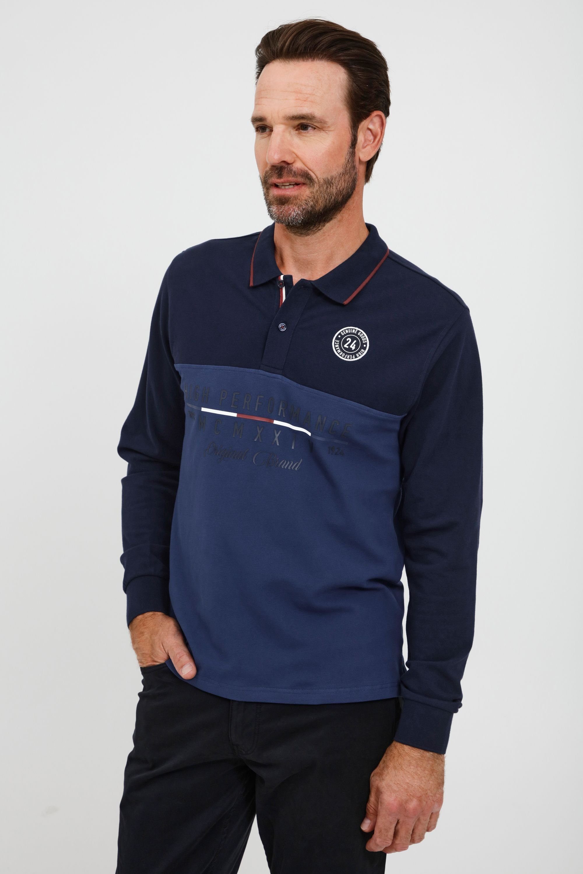 FQ1924 Langarmshirt FQ1924 FQReidar Estate Blue