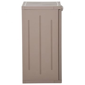 DOTMALL Werkzeugschrank Garten-Lagerschrank Fächerschrank PP 65x45x88 cm