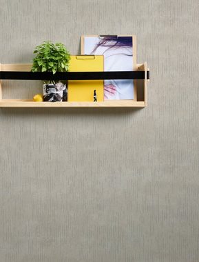 living walls Vliestapete Titanium, strukturiert, gemustert, Moderne Tapete Glitzer