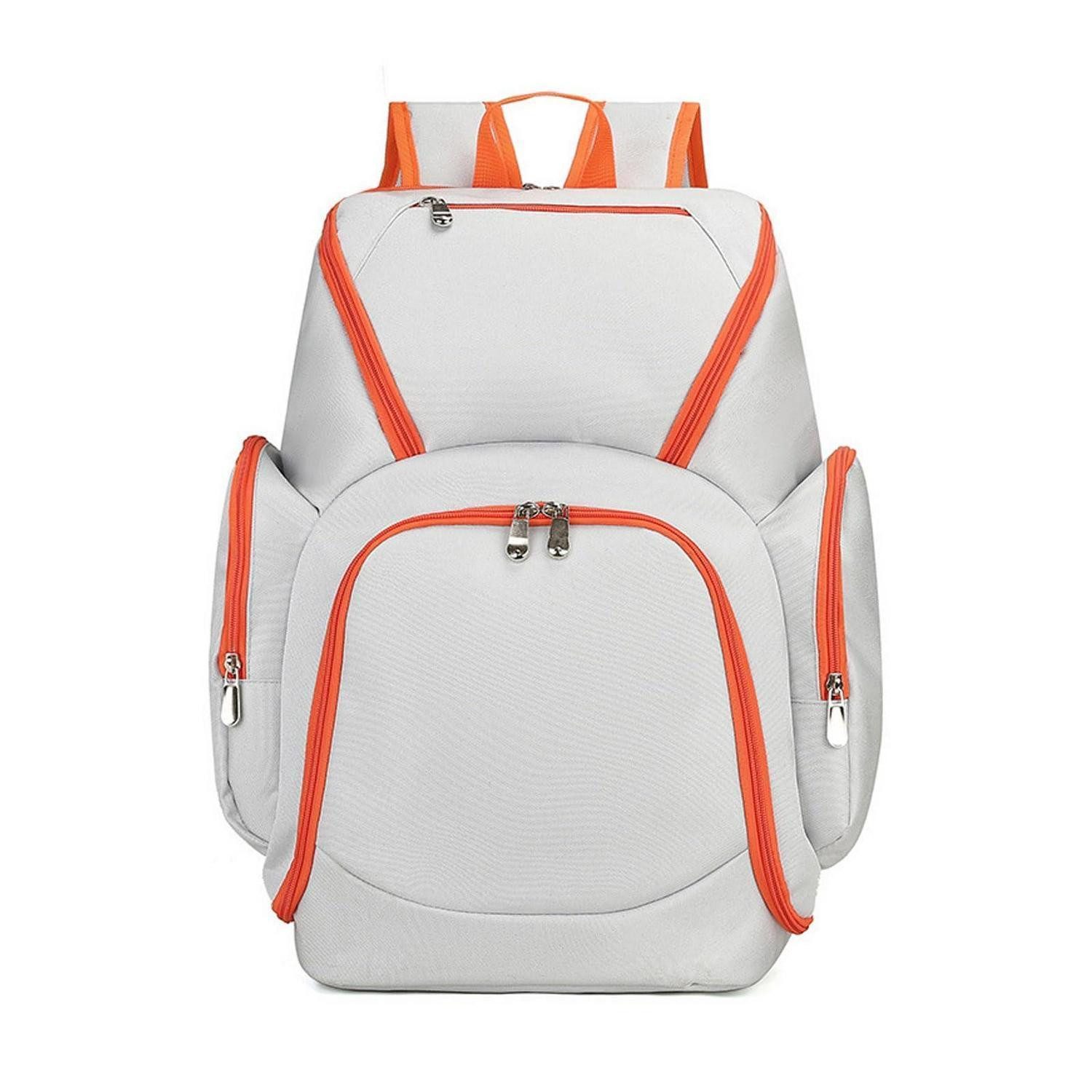 LuxusKollektion Sportrucksack Sportrucksack Basketball/Fußball Weiß-Orange