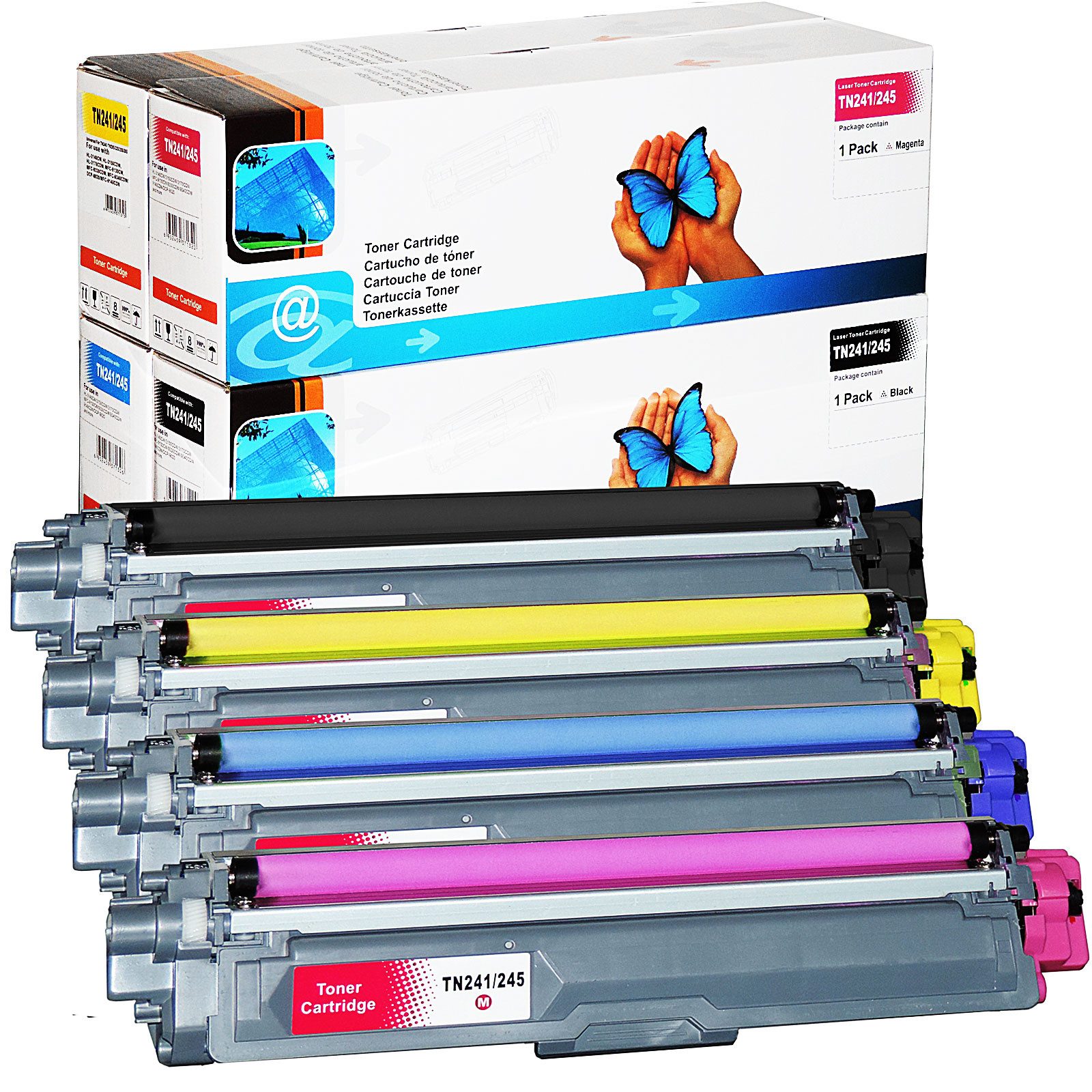Tonerkartusche Brother TN-241, TN-245, (Set), Gelb"
