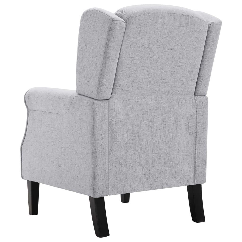 vidaXL Sessel Sessel Hellgrau Stoff (1-St)