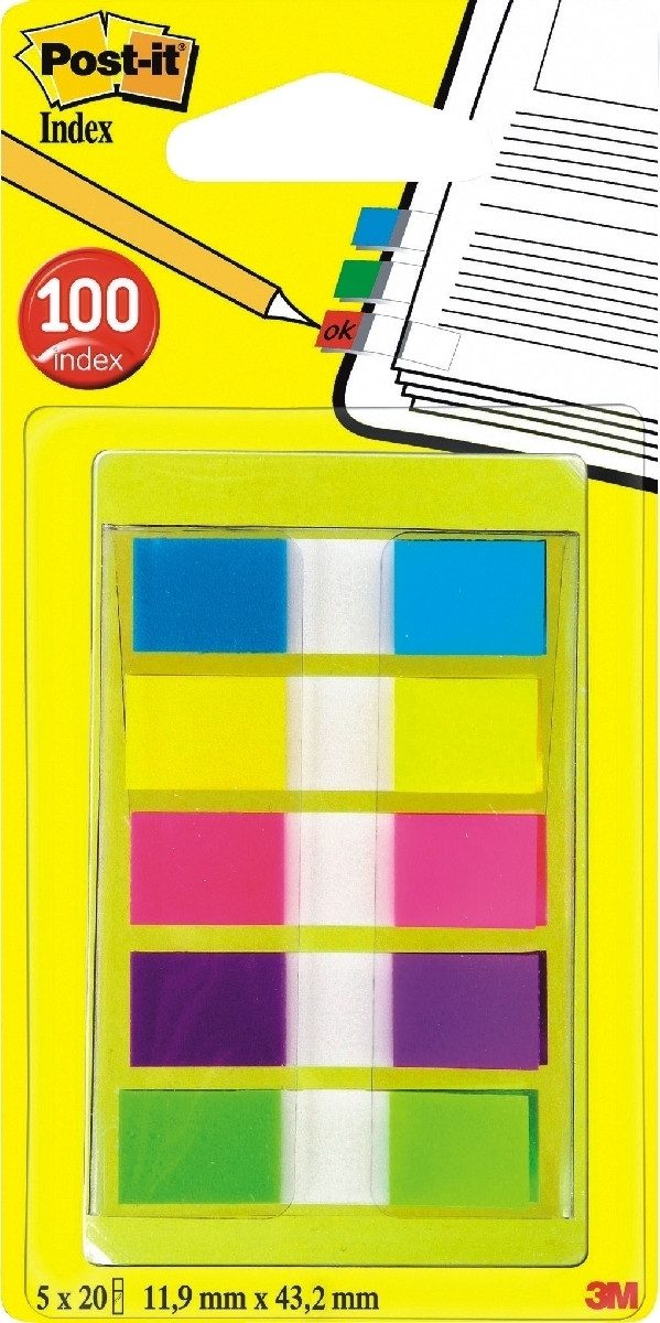 Post-it Notes Haftnotizblock Haftstreifen Index im Etui