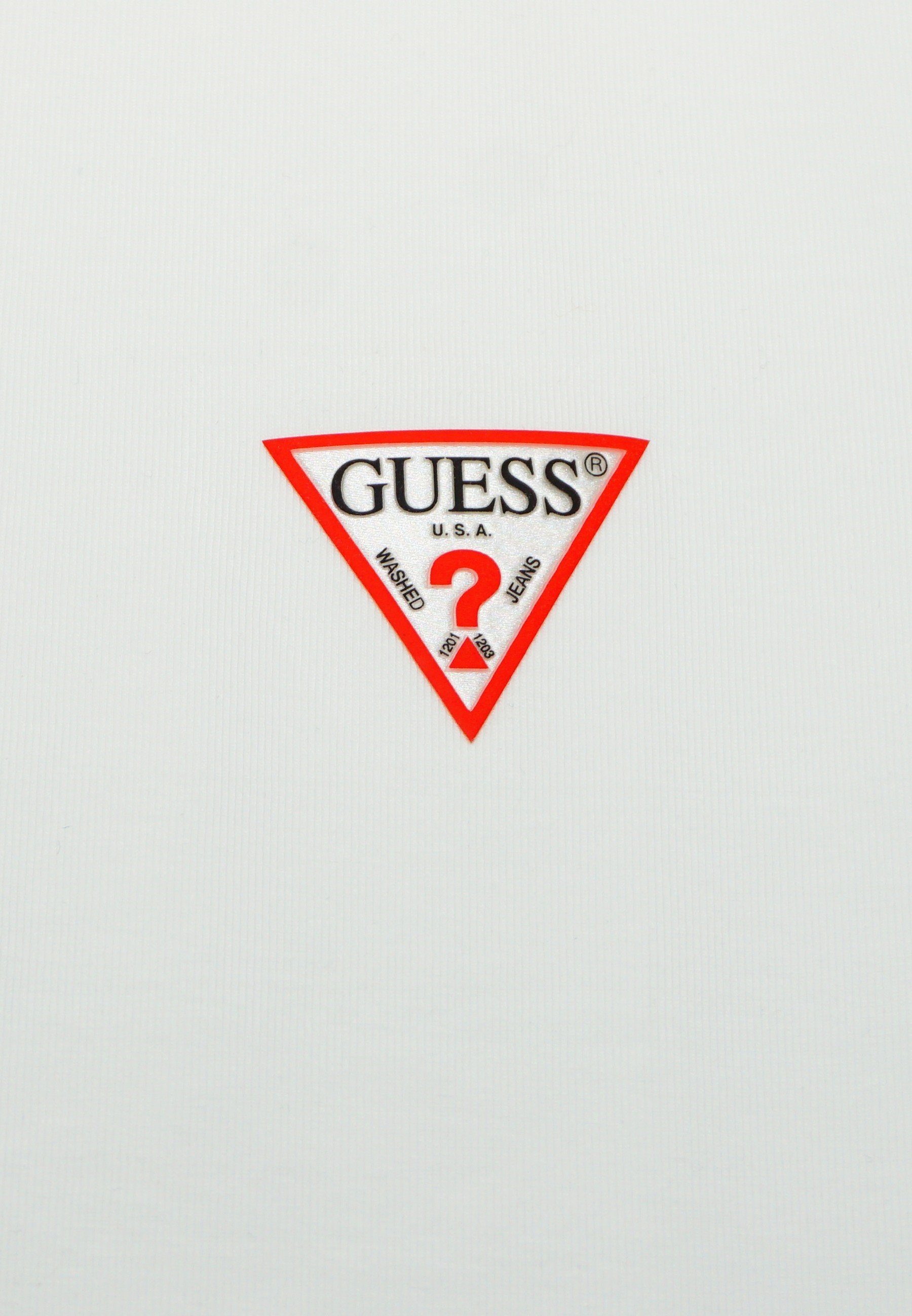 Guess T-Shirt T-Shirt SS CN Mini Triangle Kurzarmshirt (1-tlg., 1) günstig online kaufen