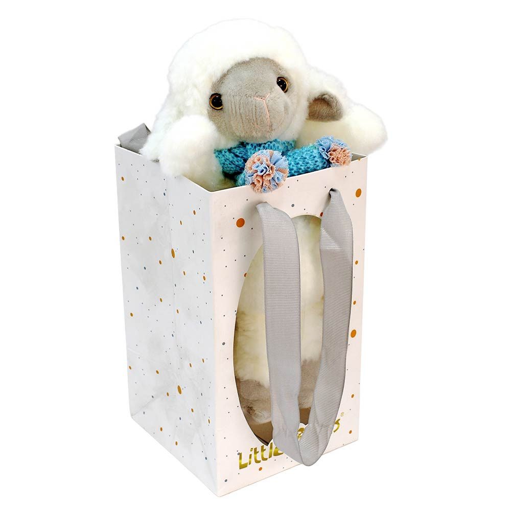 BEMIRO Kuscheltier Schäfchen Kuscheltier in Geschenktasche - ca. 24 cm (1-St)