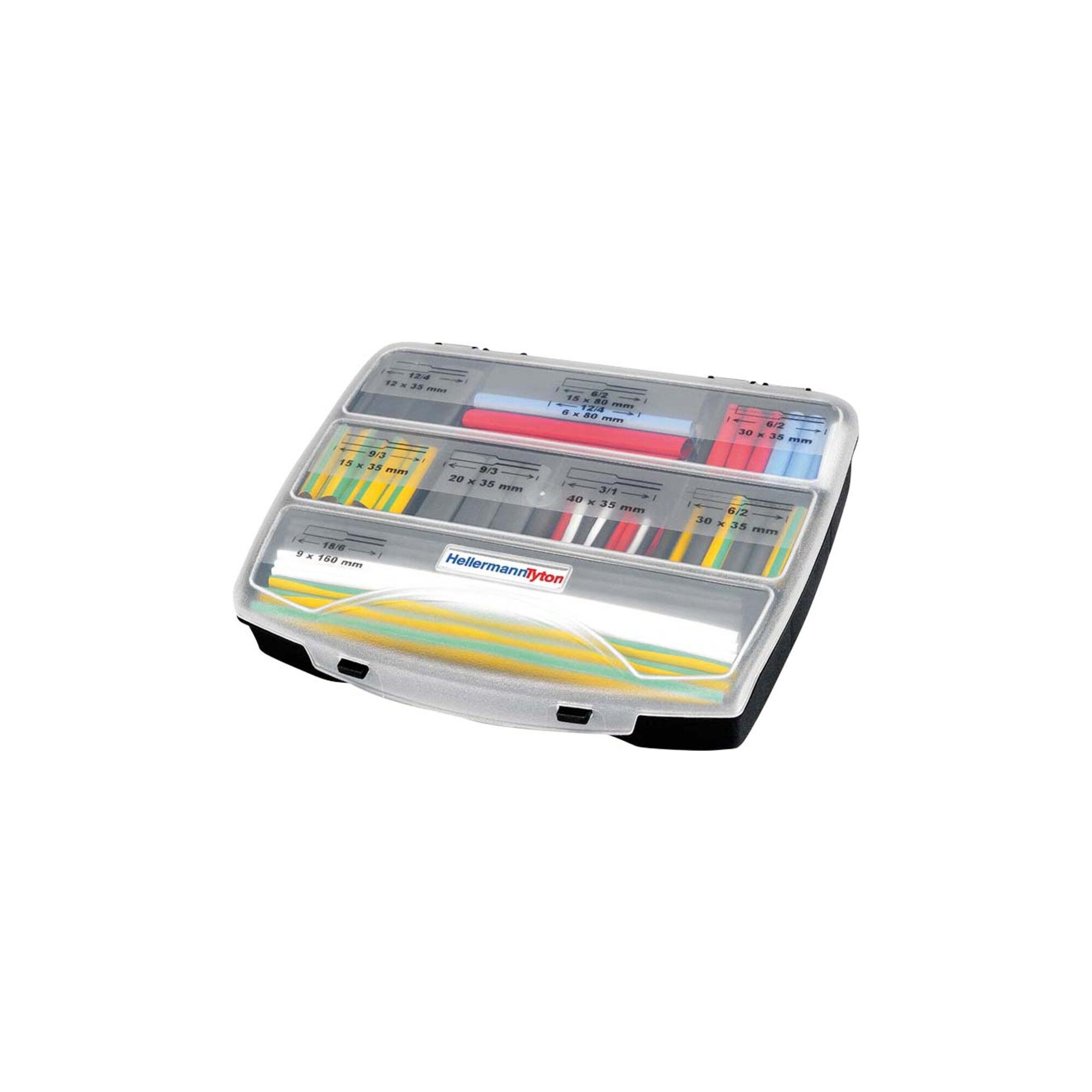 HellermannTyton Crimpzange HellermannTyton Schrumpfschlauch-Set ShrinKit 321 u-Basic 380-03005
