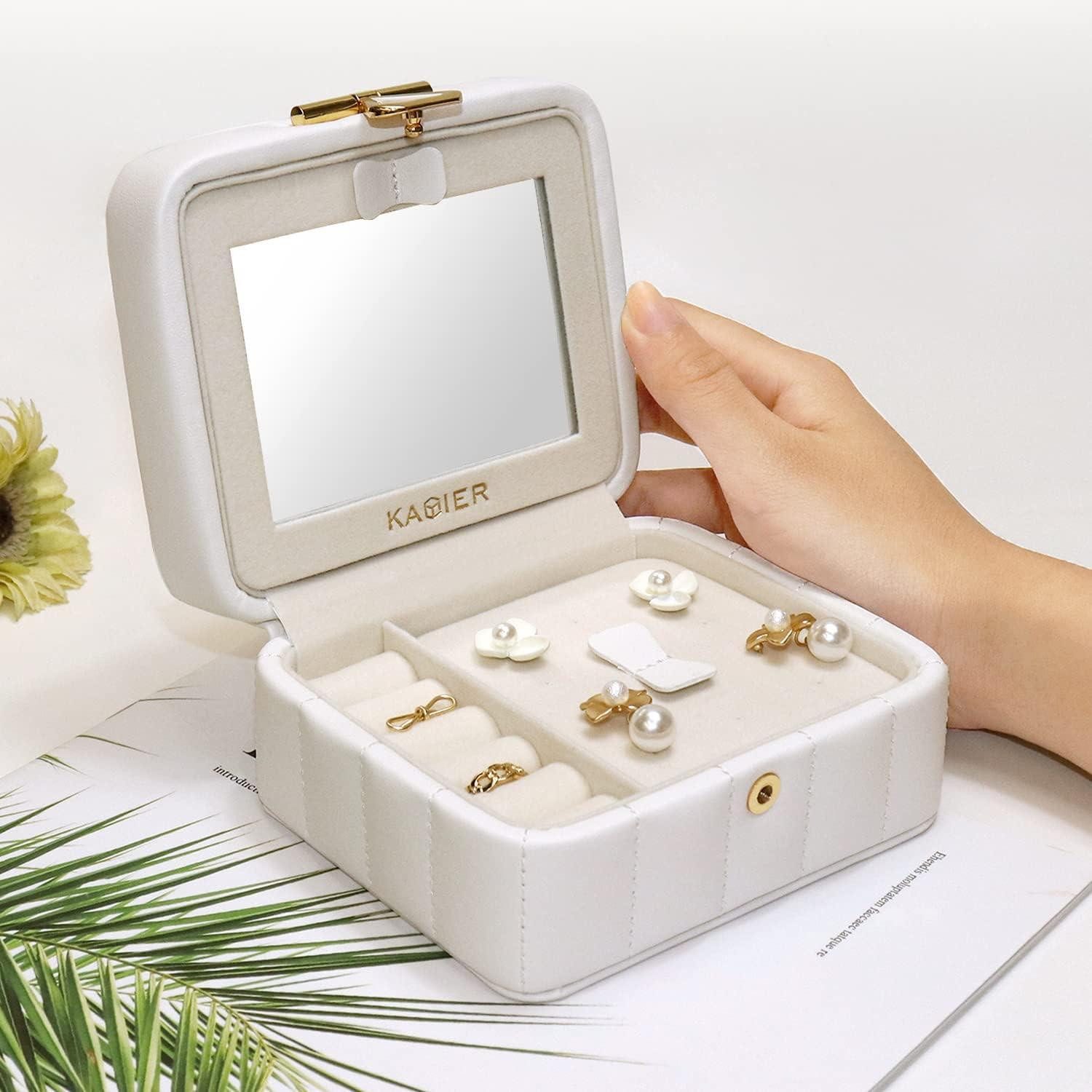 LuxusKollektion Schmuckset Kleine Schmuckschatulle Diamant gestepptes günstig online kaufen