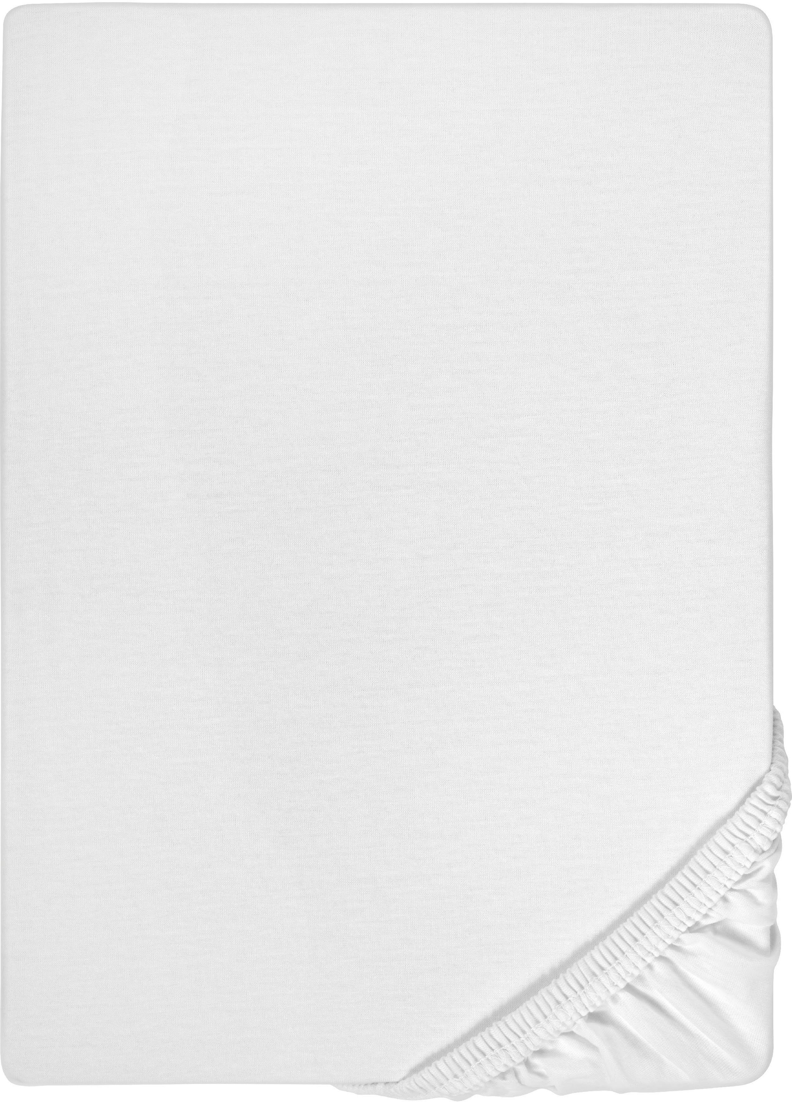 Biberna Spannbettlaken Conny, Jersey-Elasthan, Gummizug: rundum, (1 Stück), günstig online kaufen