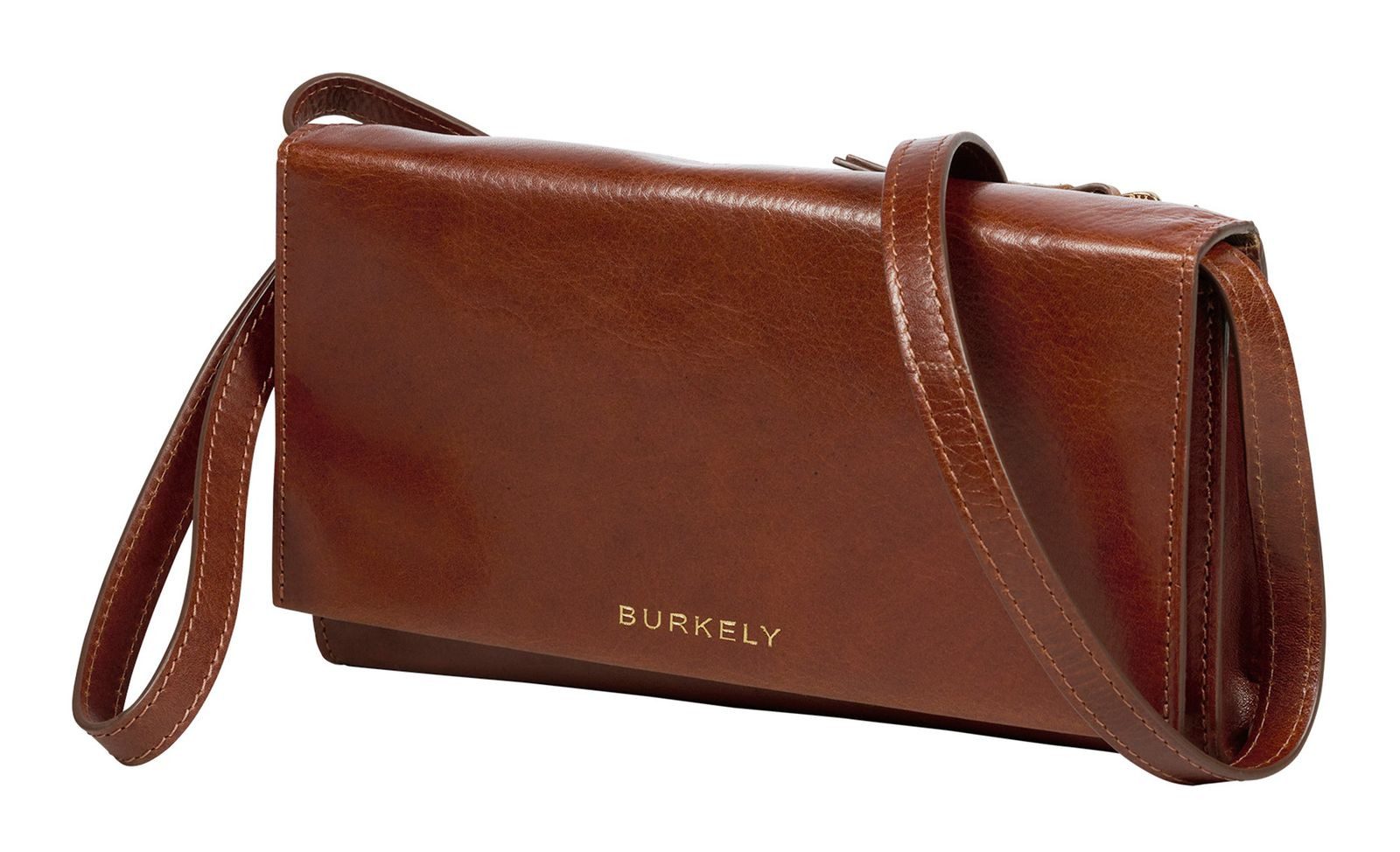 Burkely Handytasche Phone Wallet, aus echtem Leder