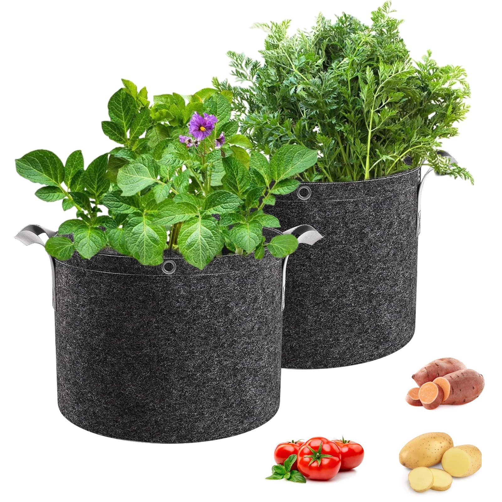 Sunicol Pflanzkübel Kartoffel Pflanzsack aus Vliesstoff, günstig online kaufen