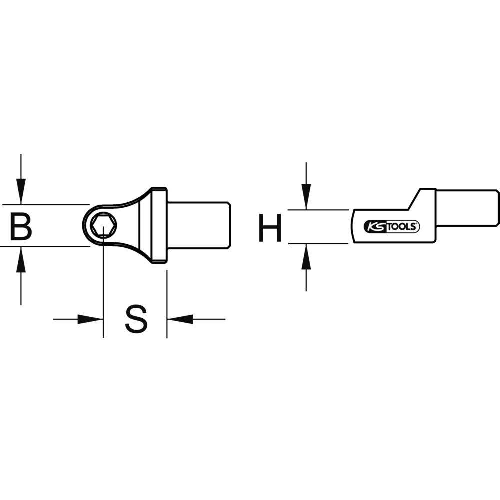 KS Tools Bit-Set Bits 1/4″ für Einsteck-Bithalter, 9x12mm