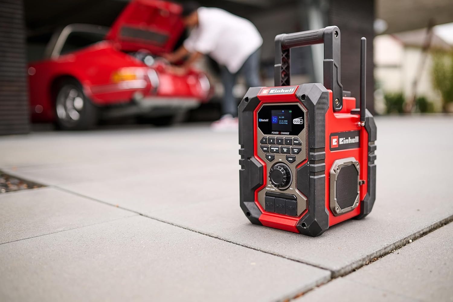 Einhell Einhell Akku-Baustellenradio TE-CR 18 Li DAB+/FM/BT ohne Akku Baustellenradio