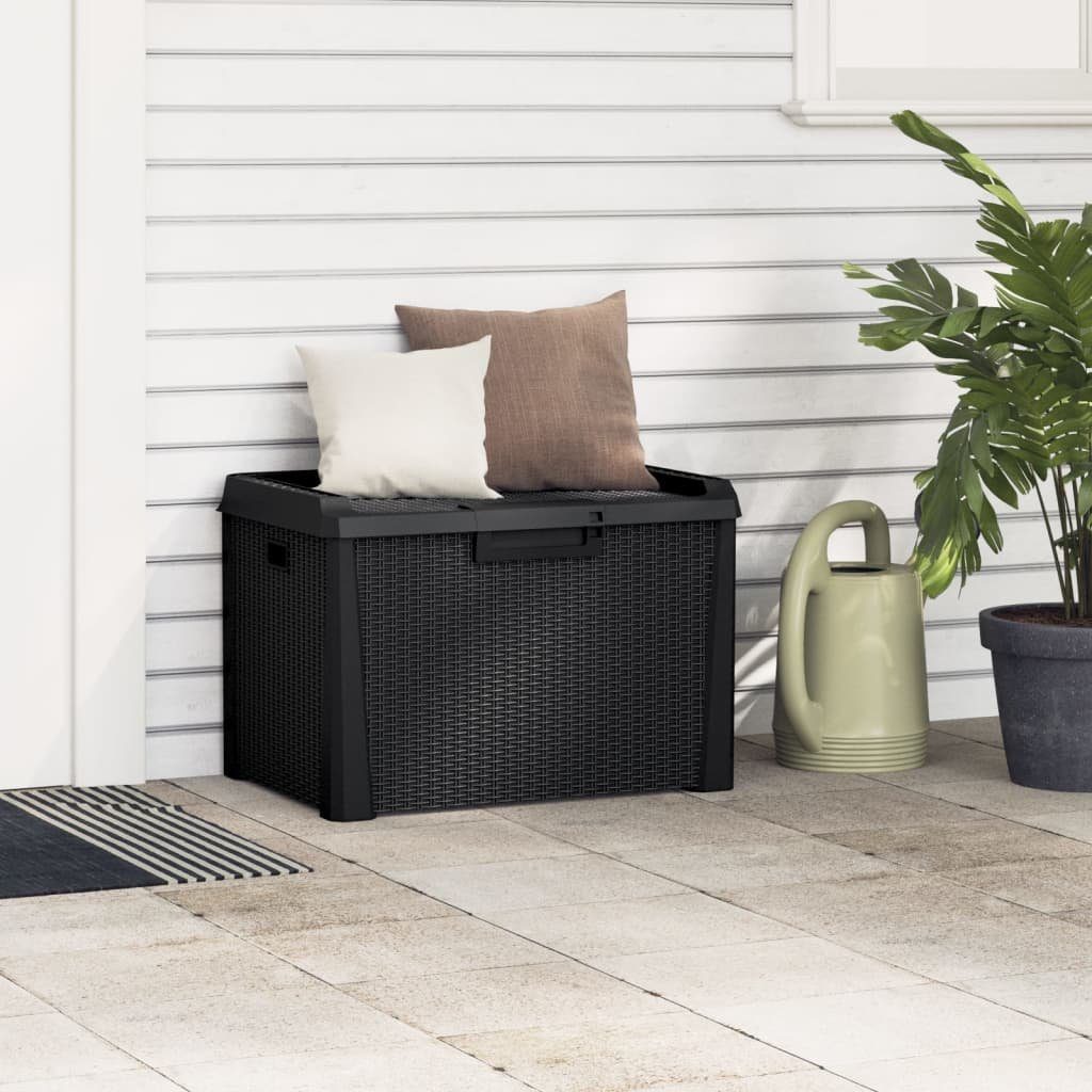 vidaXL Gartenbox Gartentruhe Anthrazit 125 L günstig online kaufen