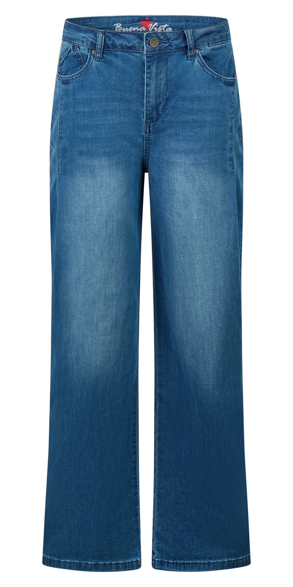 Buena Vista Buena Vista Weite Jeans Wide Leg Pleat air denim - Schlagjeans - weite Damen Jeans