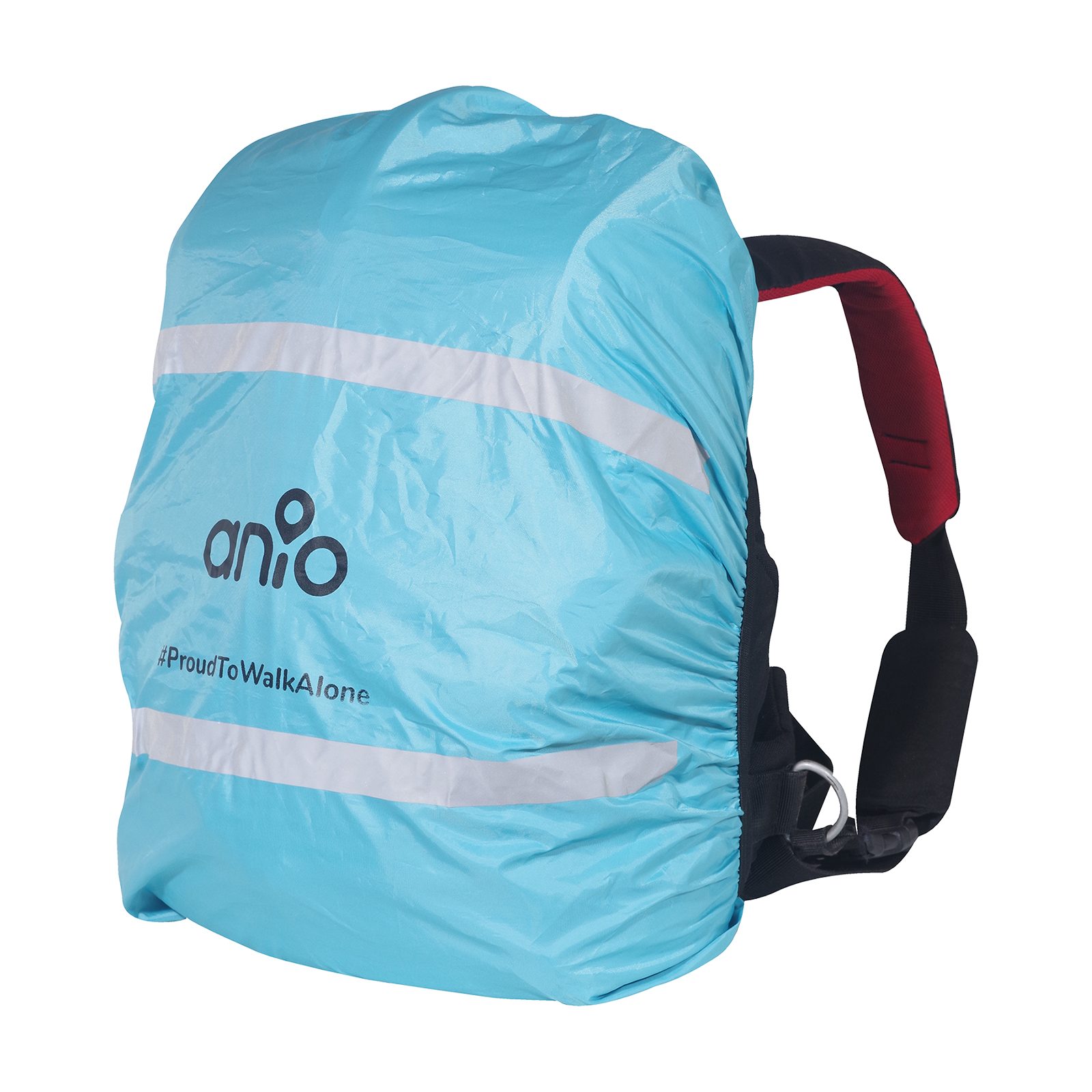 ANIO Smartwatch-Hülle Regenschutz für Schulrucksack, Rucksackschutz mit Reflektoren, 2 Reflektorstreifen, elastischer Saum