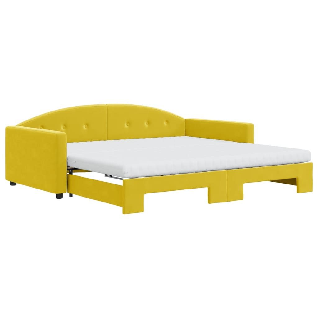 vidaXL Bett Tagesbett Ausziehbar mit Matratzen günstig online kaufen