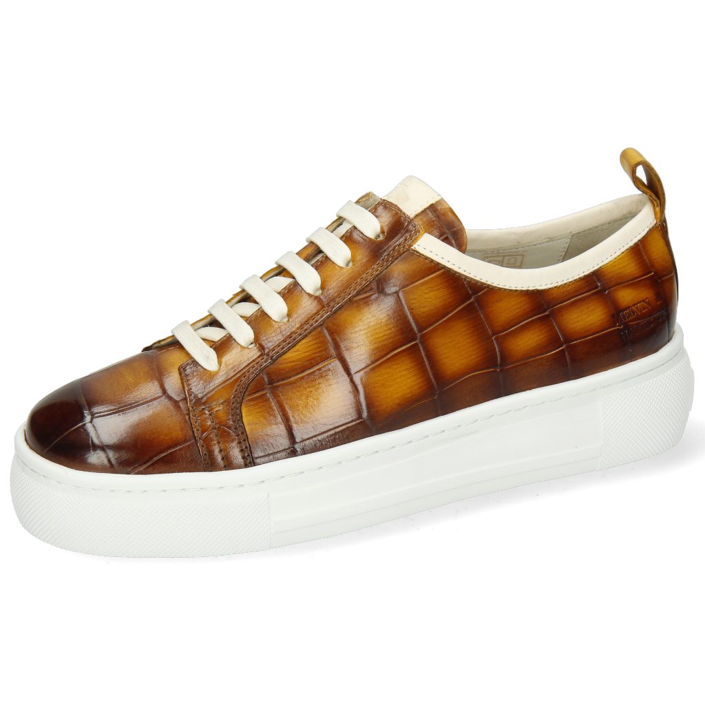 Melvin & Hamilton Amber Sneaker Yellow 6 Vegas Turtle