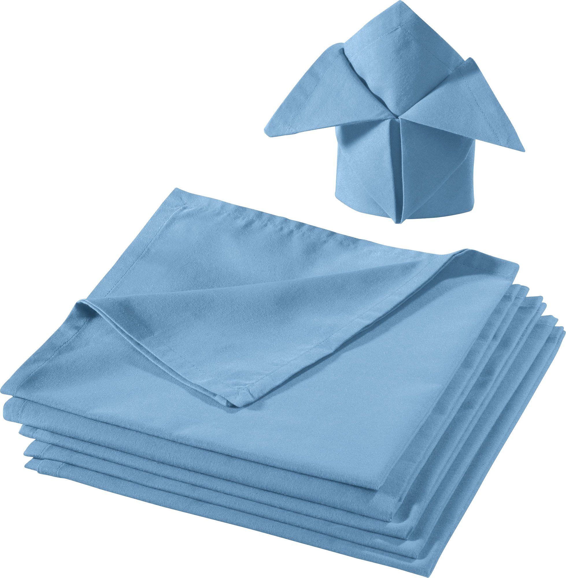 REDBEST Stoffserviette Serviette 6er-Pack "Seattle", Baumwolle Uni