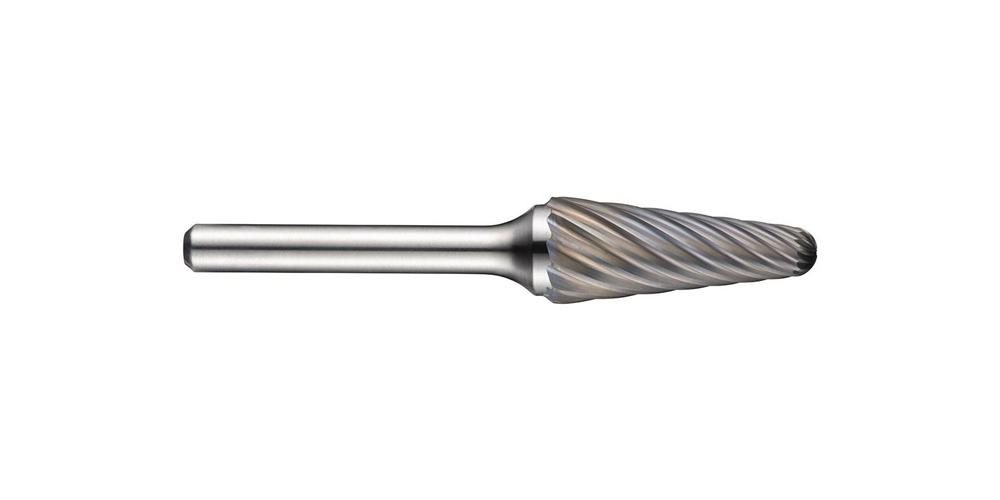 Thumbnail - Dormer Fräser-Set Frässtift KEL Ø 12.7 Kopflänge 32 mm Schaft-Ø 6 HM Verzahnung für INOX
