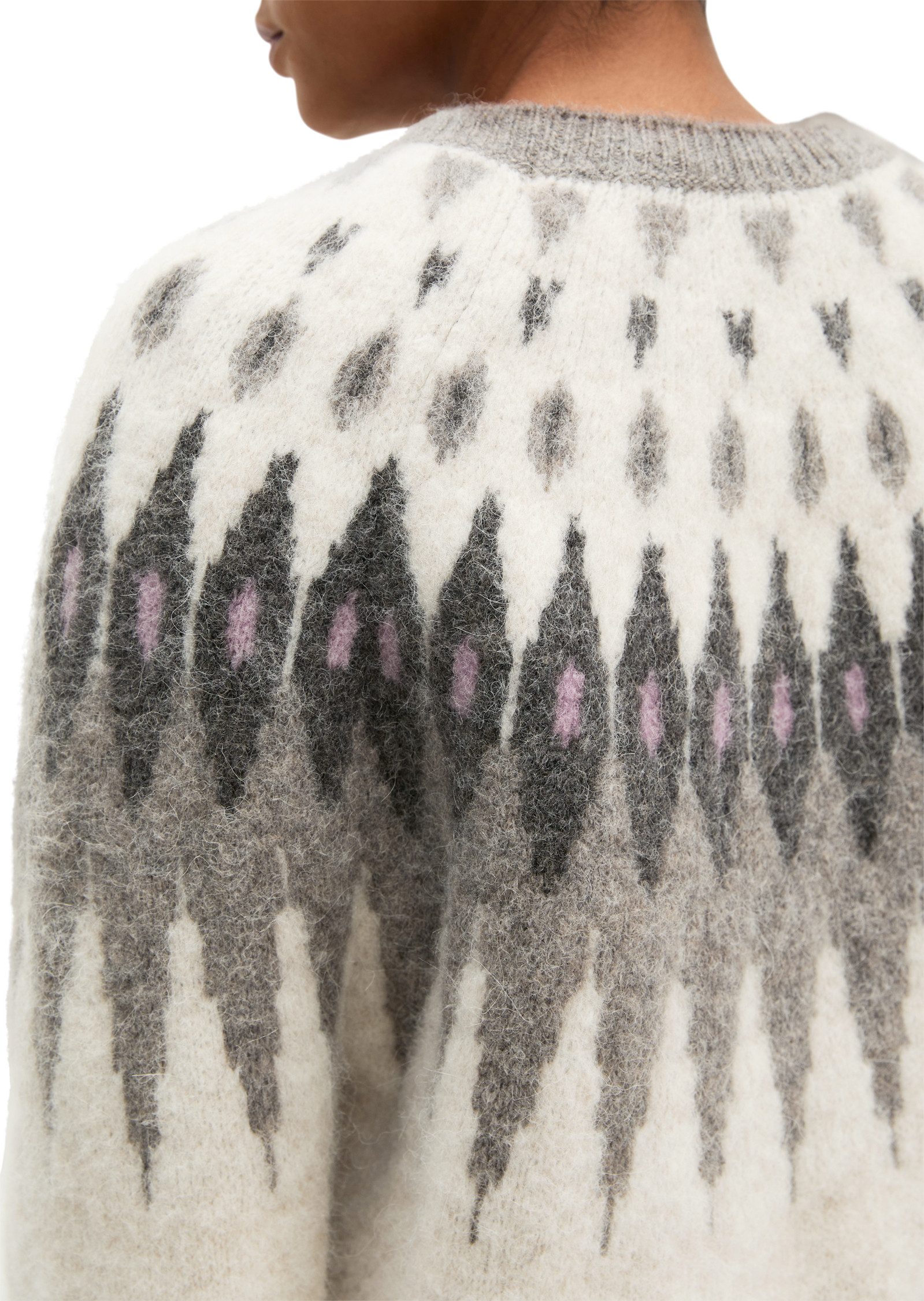 Marc O'Polo Strickpullover aus kuscheligem Wolle-Alpakawolle-Mix – Bild 4 von 5