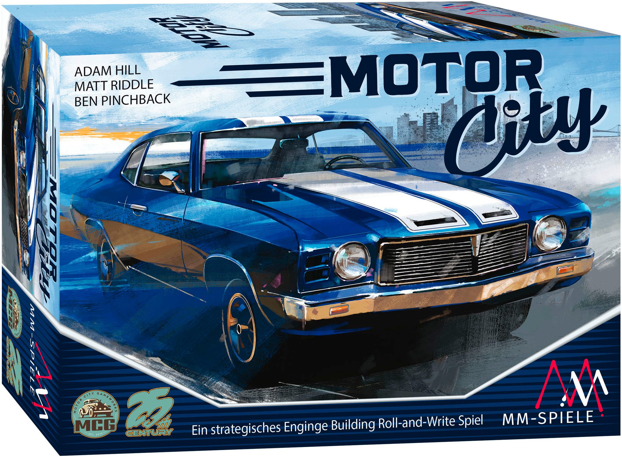 MM - SPIELE Spiel Motor City, Familienspiel, Made in Europe
