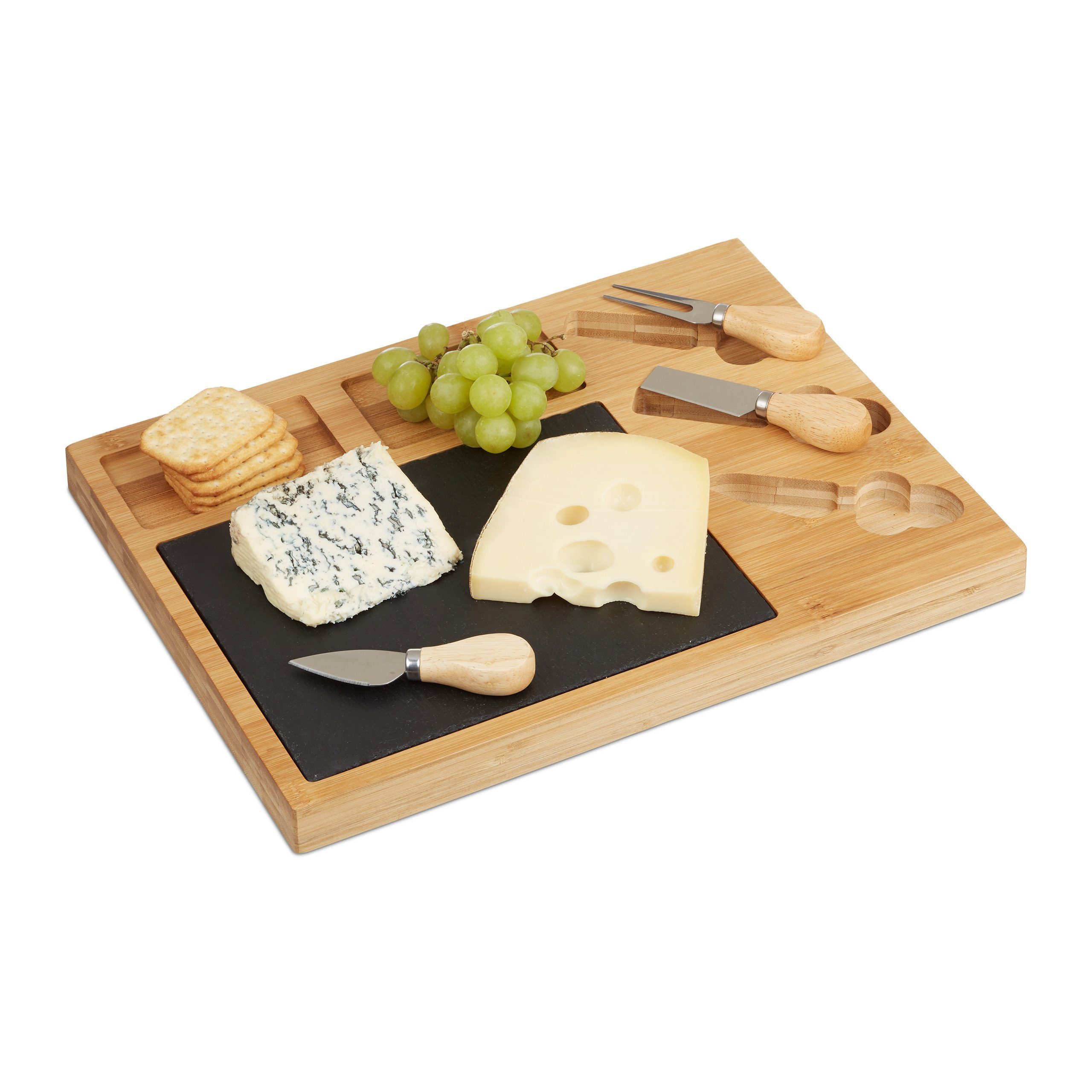 Käsebrett Set mit 3 Käsemess