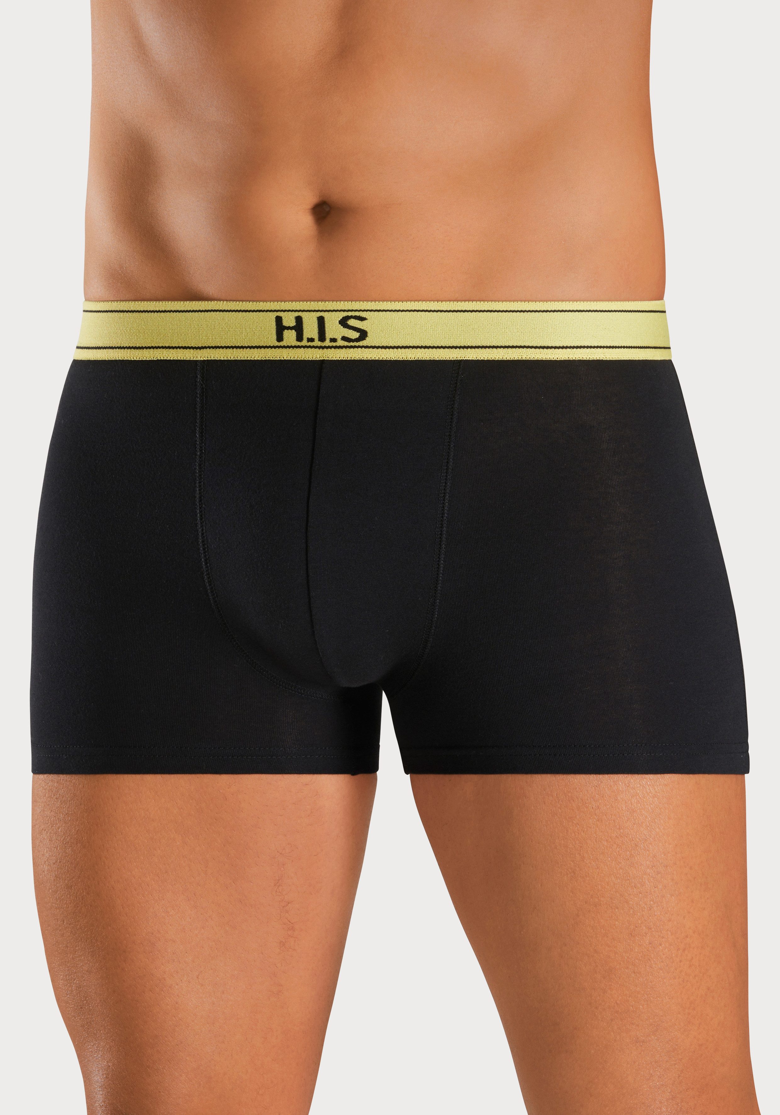 H.I.S Boxer Boxershorts für Herren (Packung, 5-St) mit Steifen und Logo im günstig online kaufen