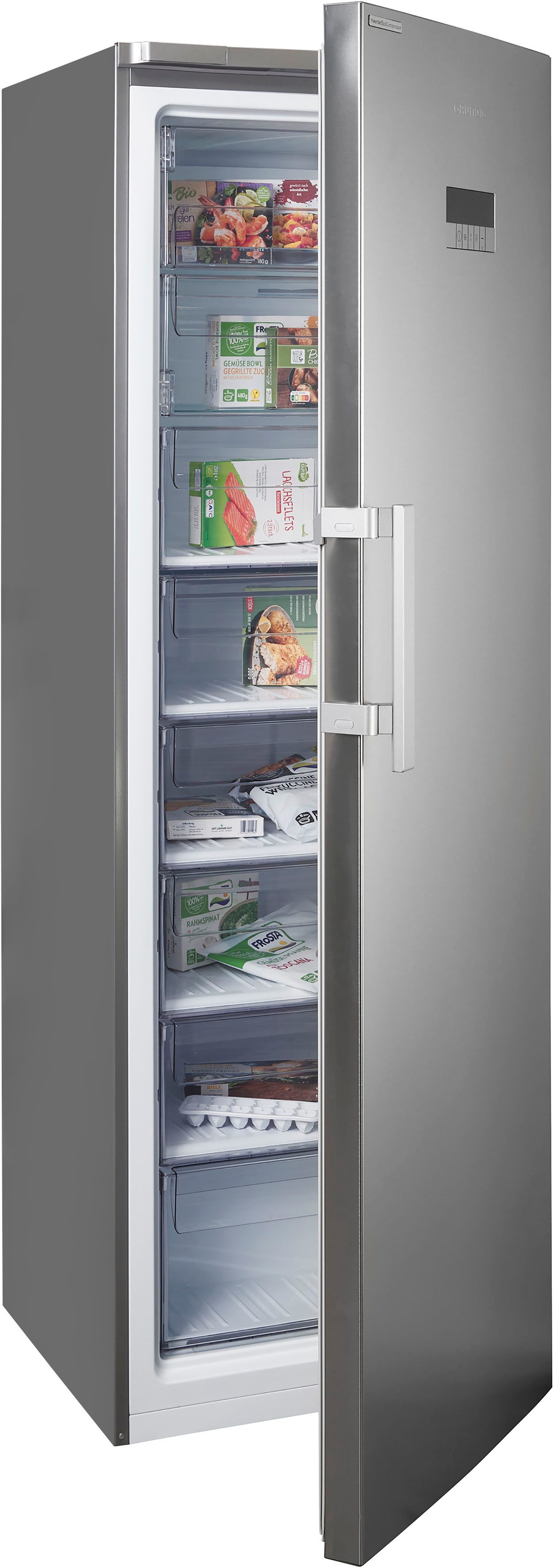 Grundig zamrzivač GFN 13840 XN, 185 cm visine, 59,5 cm širine