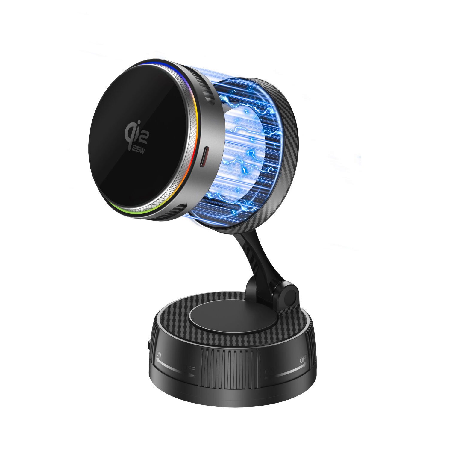 4smarts Qi2 25W MagSafe Ladegerät Wireless Charger (Set, Qi2 25 W Schnellladen)
