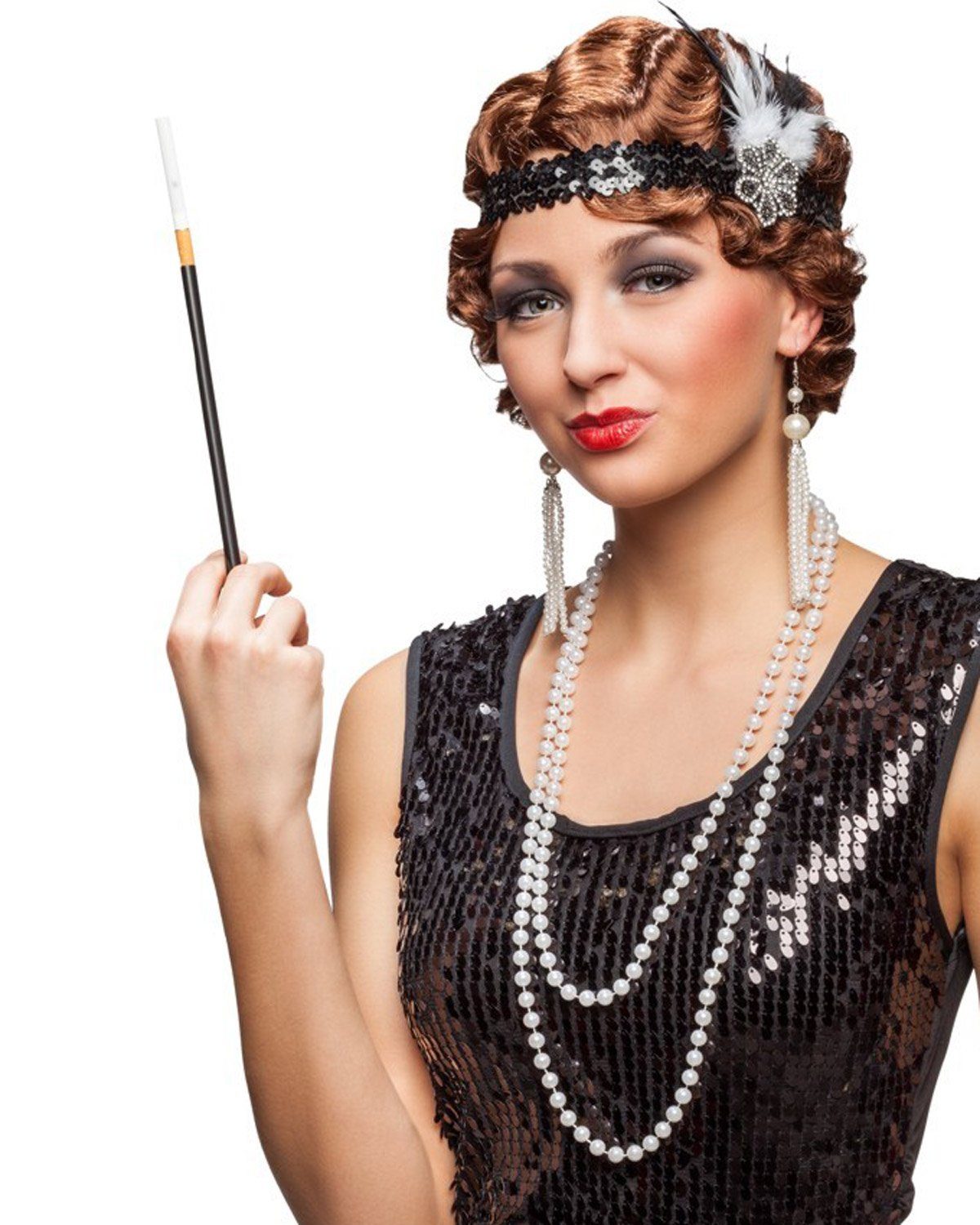 Das Kostümland Kostüm 20er Jahre Charleston Kostümset 'Flapper' 5-tlg. -