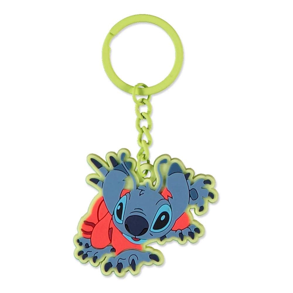 DIFUZED Schlüsselanhänger Lilo & Stitch Gummi-Schlüsselanhänger Stitch