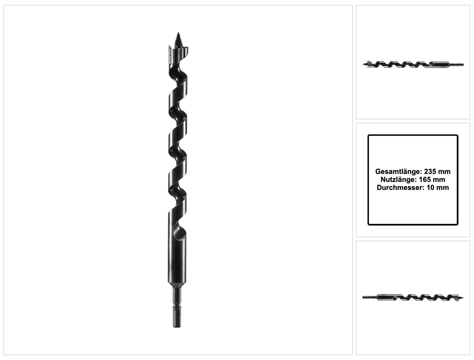 FESTOOL Bohrer- und Bit-Set Schlangenbohrer SB CE D10 10 mm (205905) für Schlagbohrschrauber un