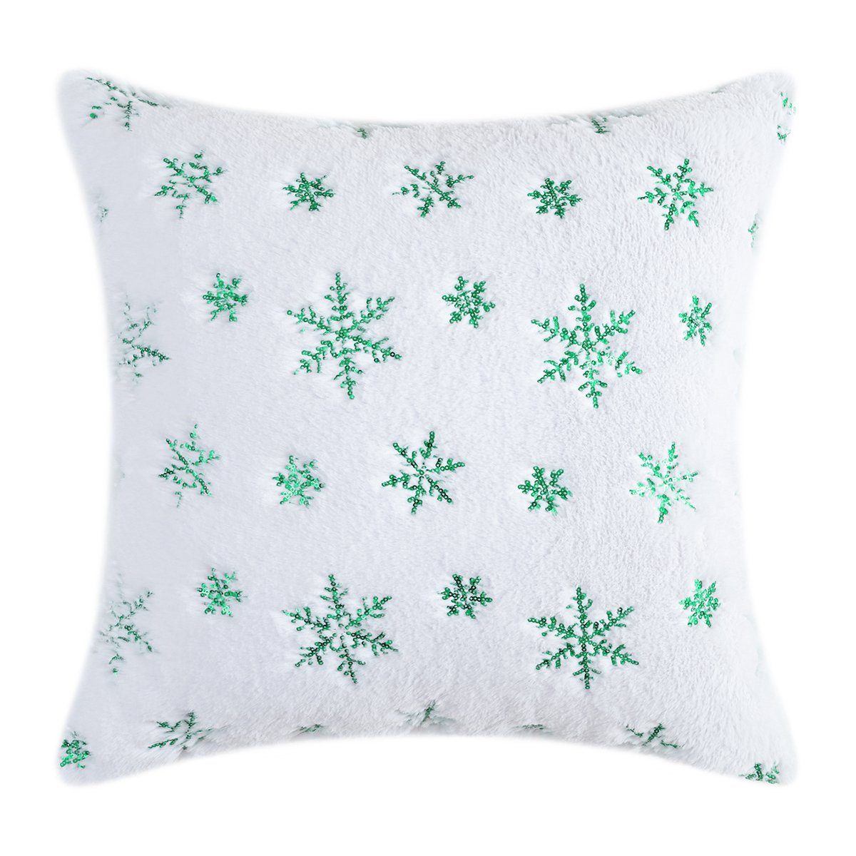 Kissenbezug 1/2/4Stück, 45*45cm, weihnachtlich, einseitig, für Bett Sofa Deko