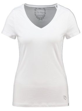 Key Largo T-Shirt WT TOAST mit stylischen Glitzerstreifen