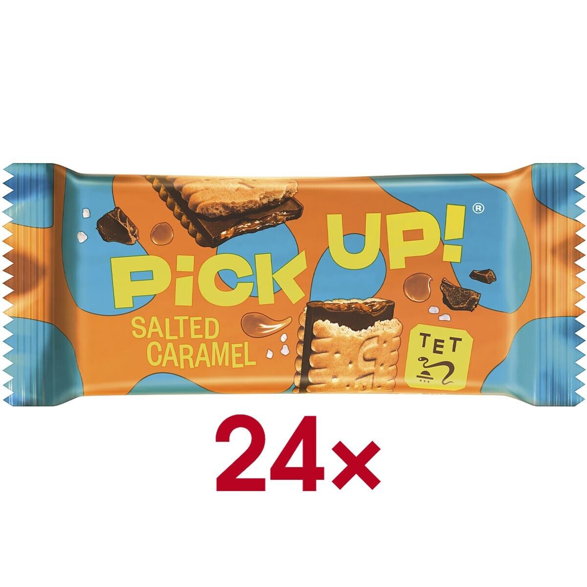 PICK UP! Kekse PiCK UP! Salted Caramel, Doppelkeksriegel 24er-Pack