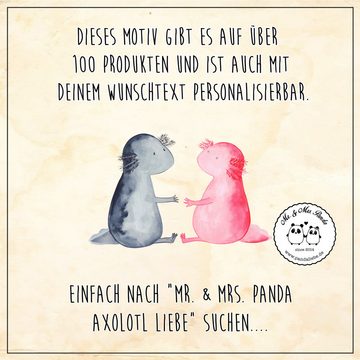 Mr. & Mrs. Panda T-Shirt Axolotl Liebe, Jubiläum, Männer, Tshirt, Sprüche, T-Shirt mit Spruch, (1-tlg)