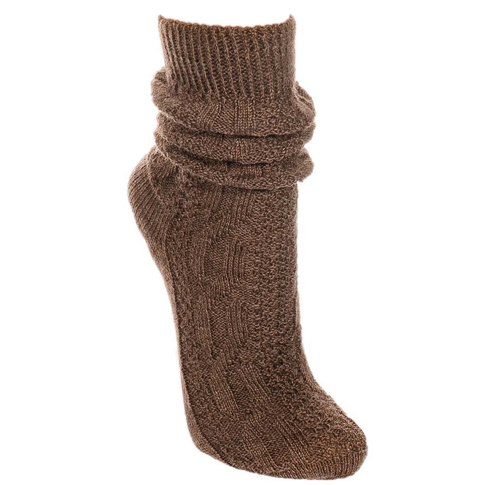 P.S. Schuhmacher Trachtensocken Trachtenstrümpfe kurz braun