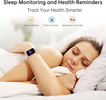 UMIDIGI Smartwatch (1,7 Zoll, Android iOS), Uwatch5 gps für männer und frauen sauerstoff-herzfrequenz-monitor