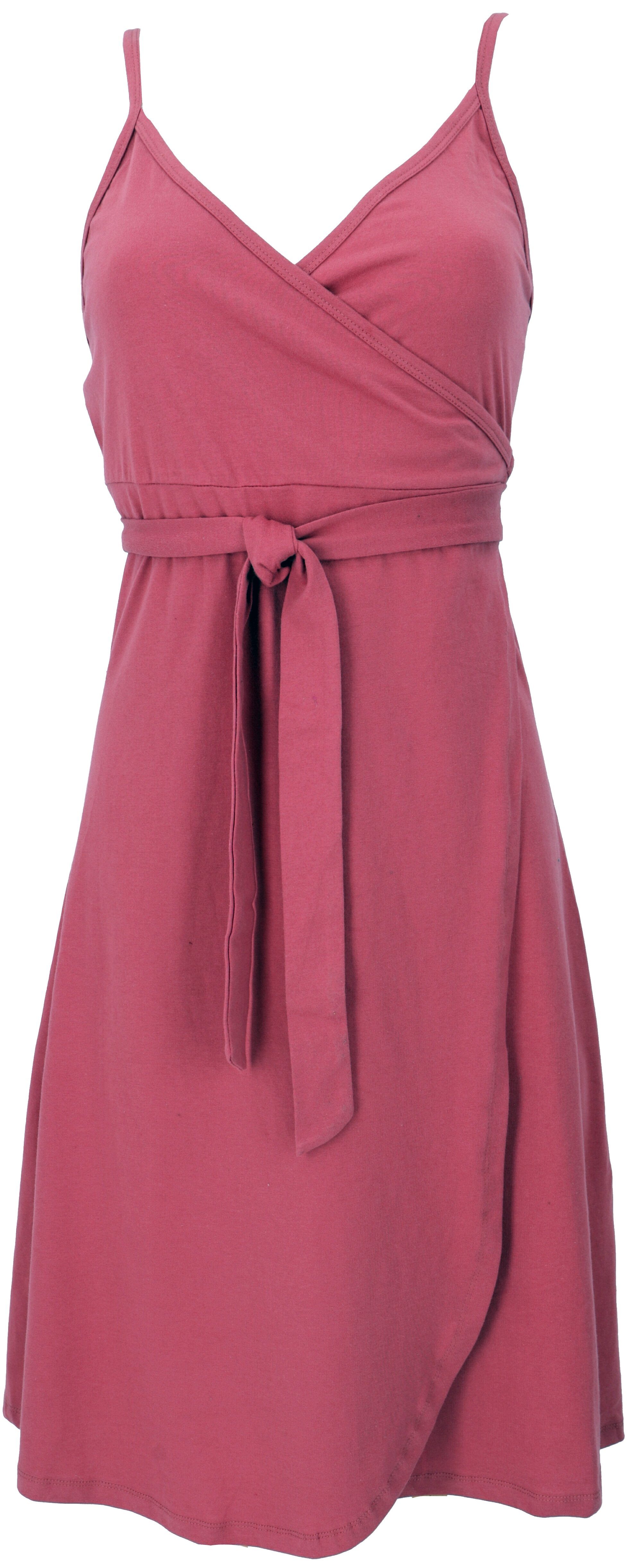 Guru-Shop Midikleid Minikleid aus Bio-Baumwolle, Wickelkleid,.. günstig online kaufen