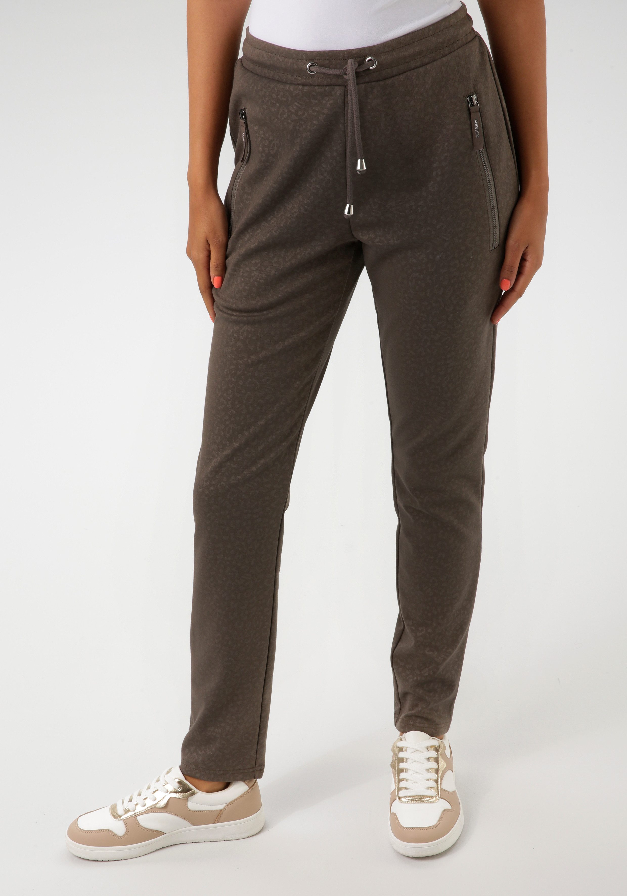 Aniston CASUAL Schlupfhose mit dezentem Druck günstig online kaufen