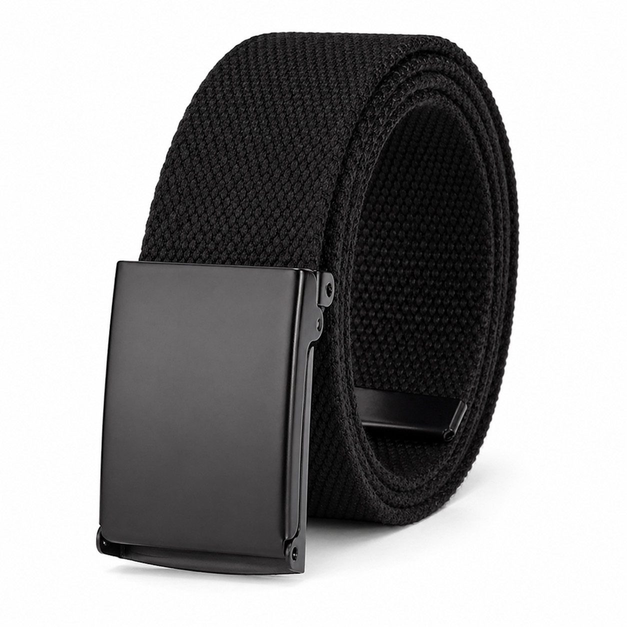 ZUKUNFTSENKEL Stoffgürtel mit Klappschnalle Nylon Canvas Gürtel 4cm Bandgürtel Größen 80–180 cm, Hüftgürtel