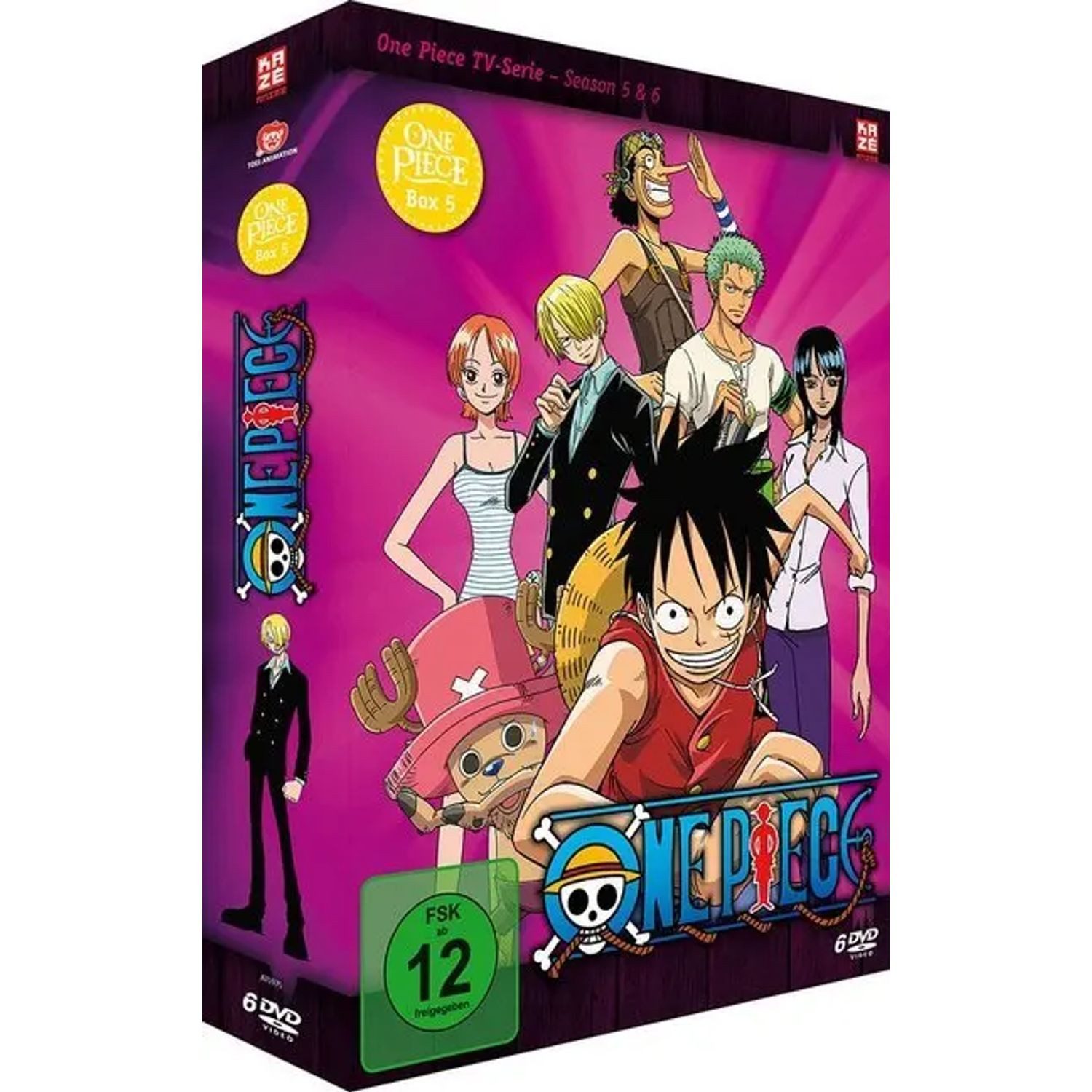 Crunchyroll DVD One Piece - Die TV-Serie - Box 5. Box.5, 6 DVDs.Box.5,6 DVD-Video