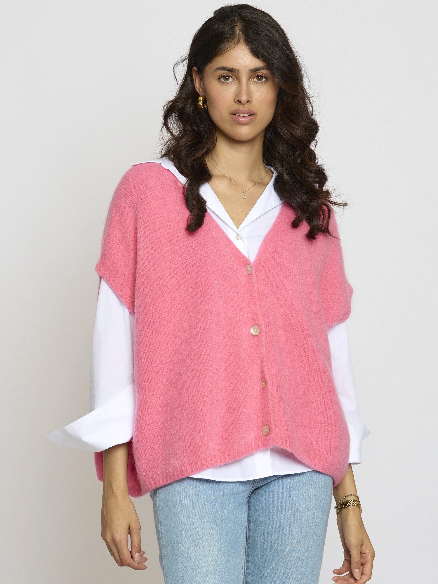 Lilavie Strickweste Ninaa One Size Oversize günstig online kaufen