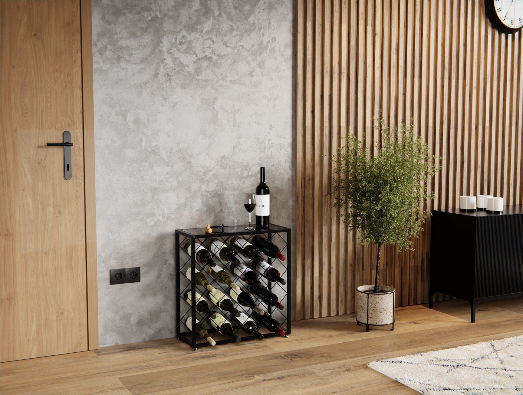 Lenmar Weinregal Weinregal aus Metall,Flaschenregal, Regale, Flaschenhalter günstig online kaufen