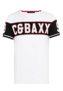 Cipo & Baxx T-Shirt mit auffälligem Print