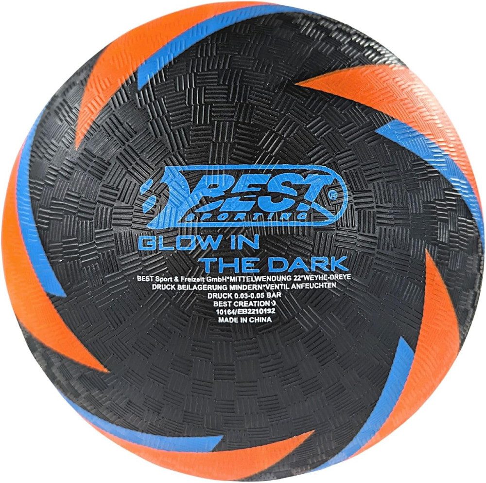 Best Sporting Fußball Barfußball Glow in the Dark orange/blau Размер 5