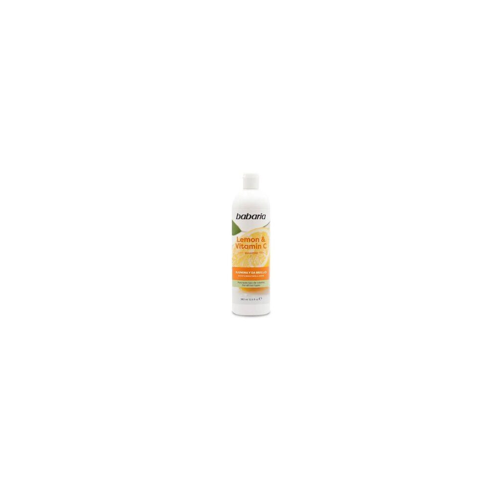 babaria Haarpflege-Set Zitrone & Vitamin C aufhellendes und glänzendes Shampoo 380 ml