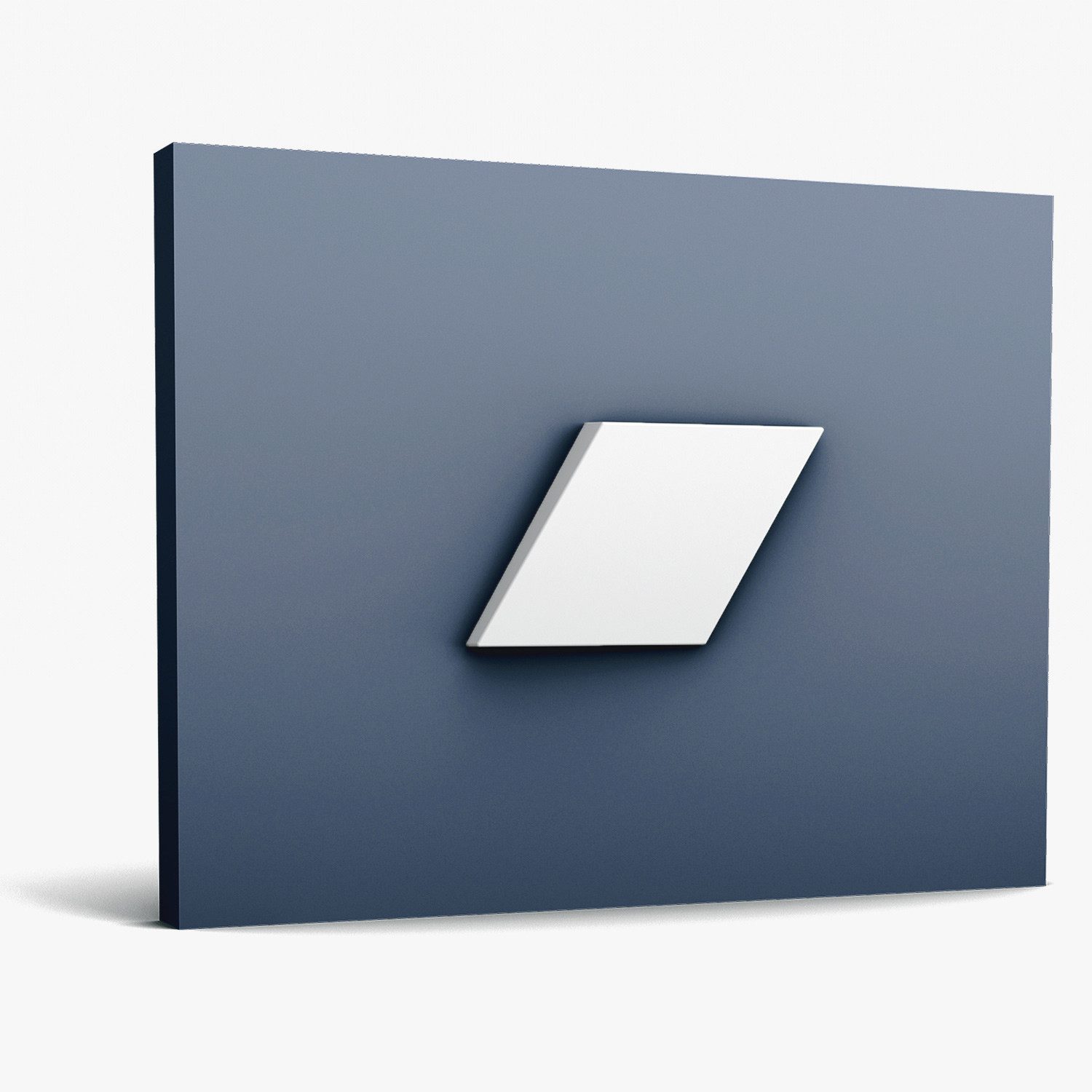 Orac Decor 3D Wandpaneel W100ODERN ROMBUS 3D Wandpaneel Zierlement, BxL: 15x25.8 cm, 0 qm, (Dekorpaneel, 1-tlg., ROMBUS Stuck-Wandpaneel Zierelement Dekorelement) weiß vorgrundiert