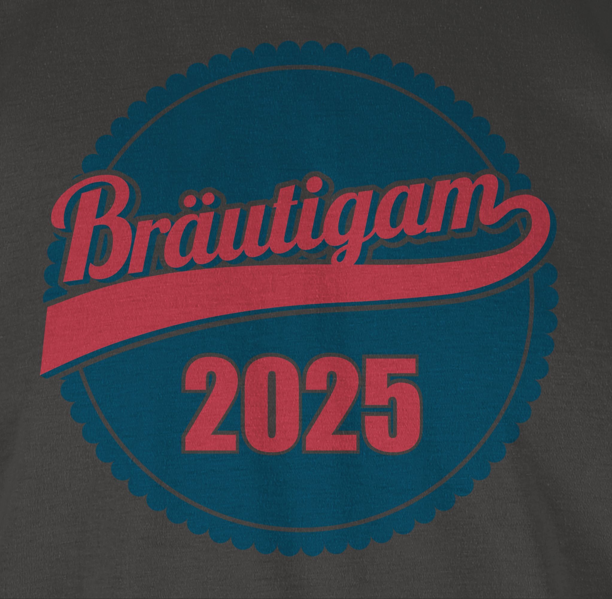 Shirtracer T-Shirt Bräutigam 2025 JGA Männer