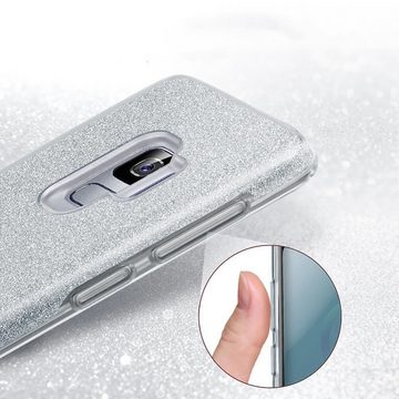 CoolGadget Handyhülle Glitzer Glamour Hülle für Samsung Galaxy A70 6,7 Zoll, Slim Case mit Glossy Effect Schutzhülle für Samsung A70 Hülle